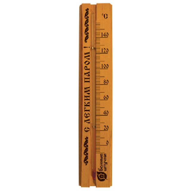 Термометр "С легким паром" (21*4*1,5мм) (18018)