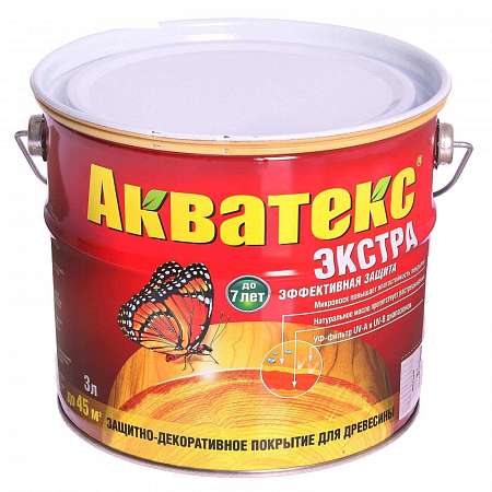 Акватекс-Экстра -текстурное покрытие (каштан)- 3 кг
