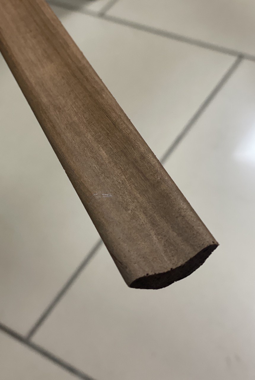 Плинтус гладкий термо Ольха 2,4 м (30 мм)