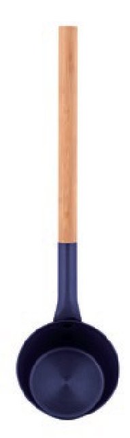 Черпак алюминиевый  с бамбуковой ручкой для сауны RENTO черника TAMMER-TUKKU