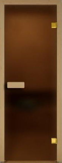 Дверь 70*190 (1835*620) стекло бронза матовое 8мм  2 петли