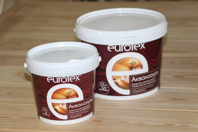 Текстурное покрытие "EUROTEX" бесцветный 0,9кг/6шт