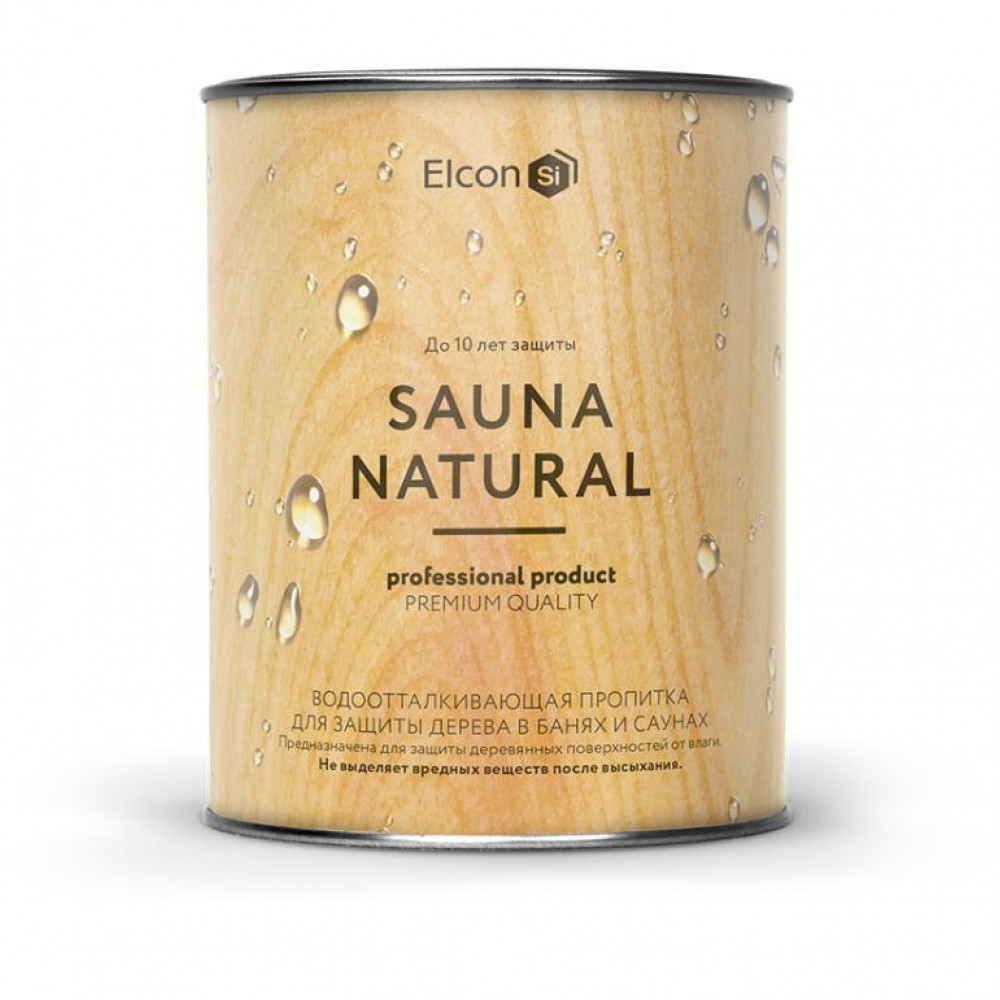 Пропитка силиконовая для бани и сауны 0,9л Elcon Sauna Natural