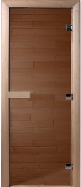 Дверь 60*190  DoorWood  бронза, коробка лиственная.