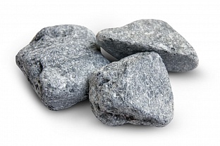 Камни Порфирит для банных печей обвалованный в коробке 20 кг ОК