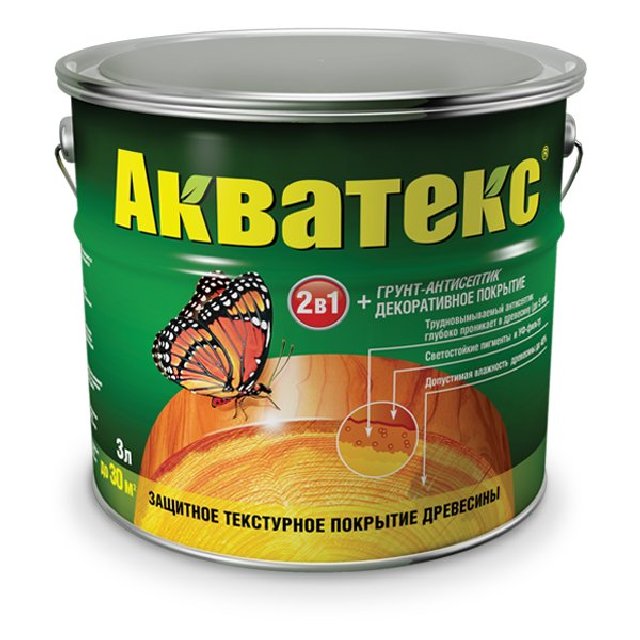 Акватекс -текстурное покрытие (орегон)- 3 кг