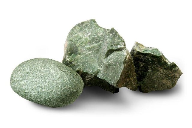 Камни Везувиан колотый/ шлифованный 10 кг, ведро, ОК