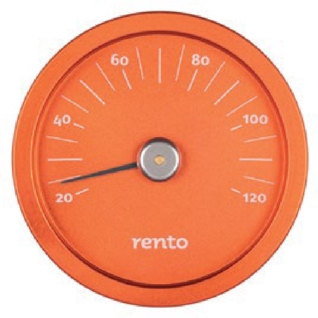 Термометр алюминиевый круглый для сауны RENTO облепиха TAMMER-TUKKU